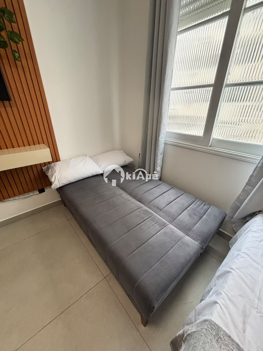 APARTAMENTO KITNET FRENTE MAR À VENDA NO ITARARÉ – SÃO VICENTE | TOTALMENTE REFORMADO E MOBILIADO | PRONTO PARA MORAR