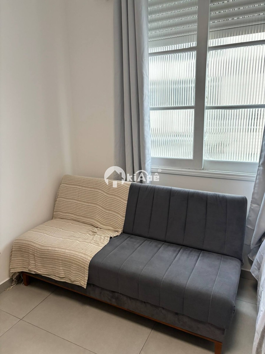 APARTAMENTO KITNET FRENTE MAR À VENDA NO ITARARÉ – SÃO VICENTE | TOTALMENTE REFORMADO E MOBILIADO | PRONTO PARA MORAR