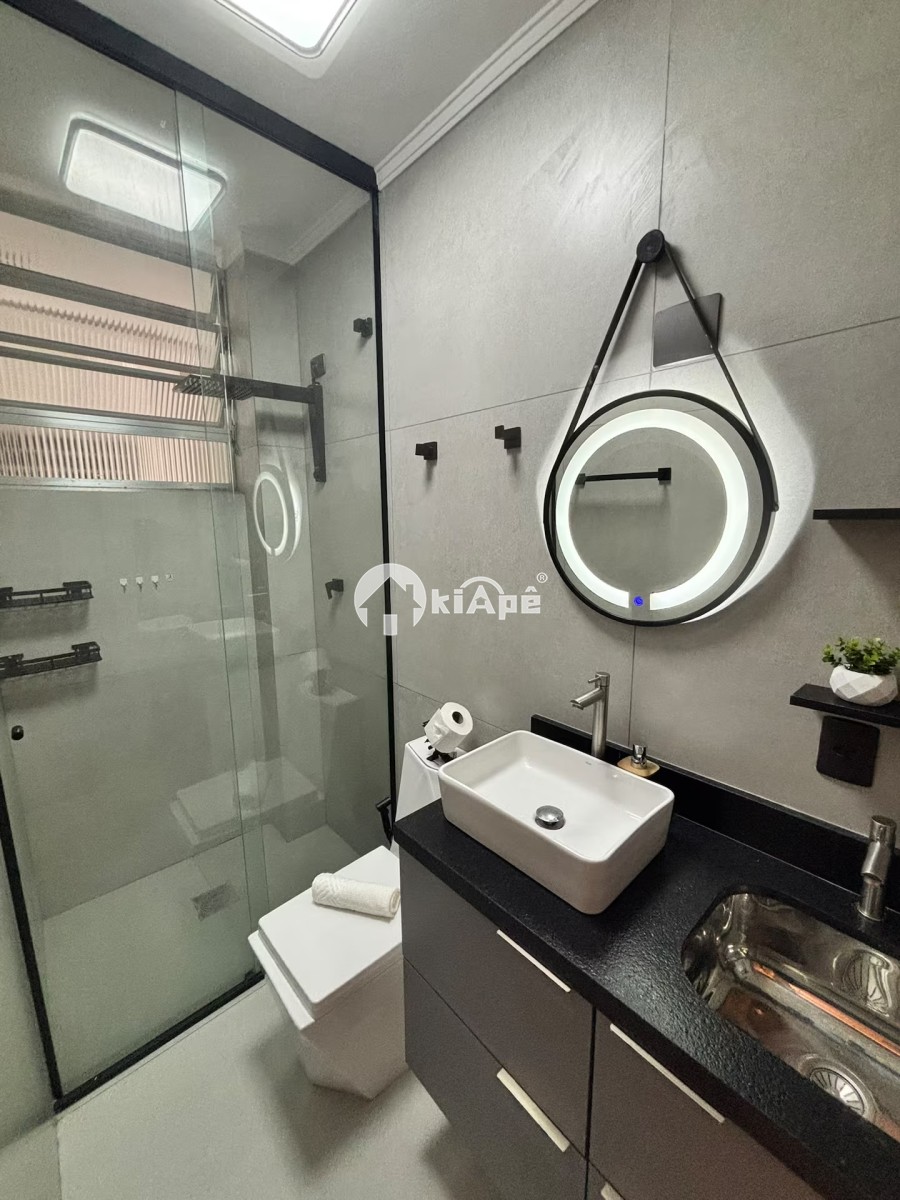APARTAMENTO KITNET FRENTE MAR À VENDA NO ITARARÉ – SÃO VICENTE | TOTALMENTE REFORMADO E MOBILIADO | PRONTO PARA MORAR