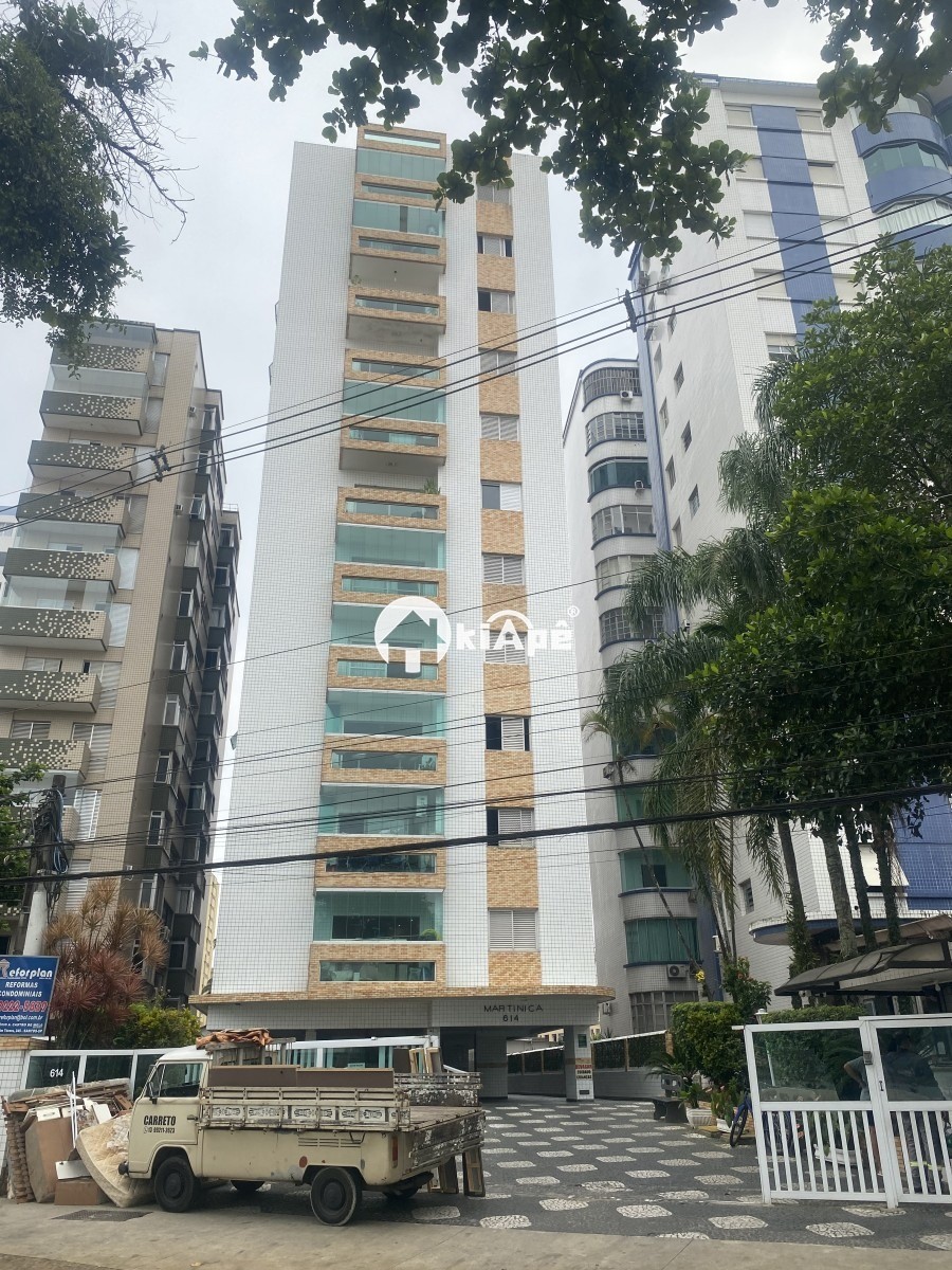 APARTAMENTO À VENDA FRENTE MAR EM SÃO VICENTE | EDIFÍCIO MARTINICA | 65M² | VAGA DE GARAGEM