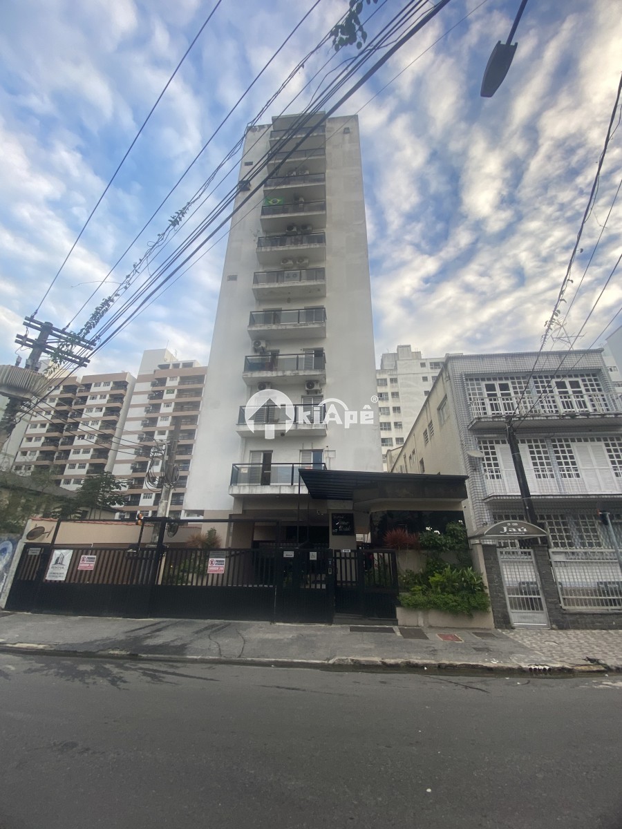 APARTAMENTO À VENDA –  REFORMADO, GARAGEM, 1 DORMITÓRIO - CENTRO DE SÃO VICENTE-SP