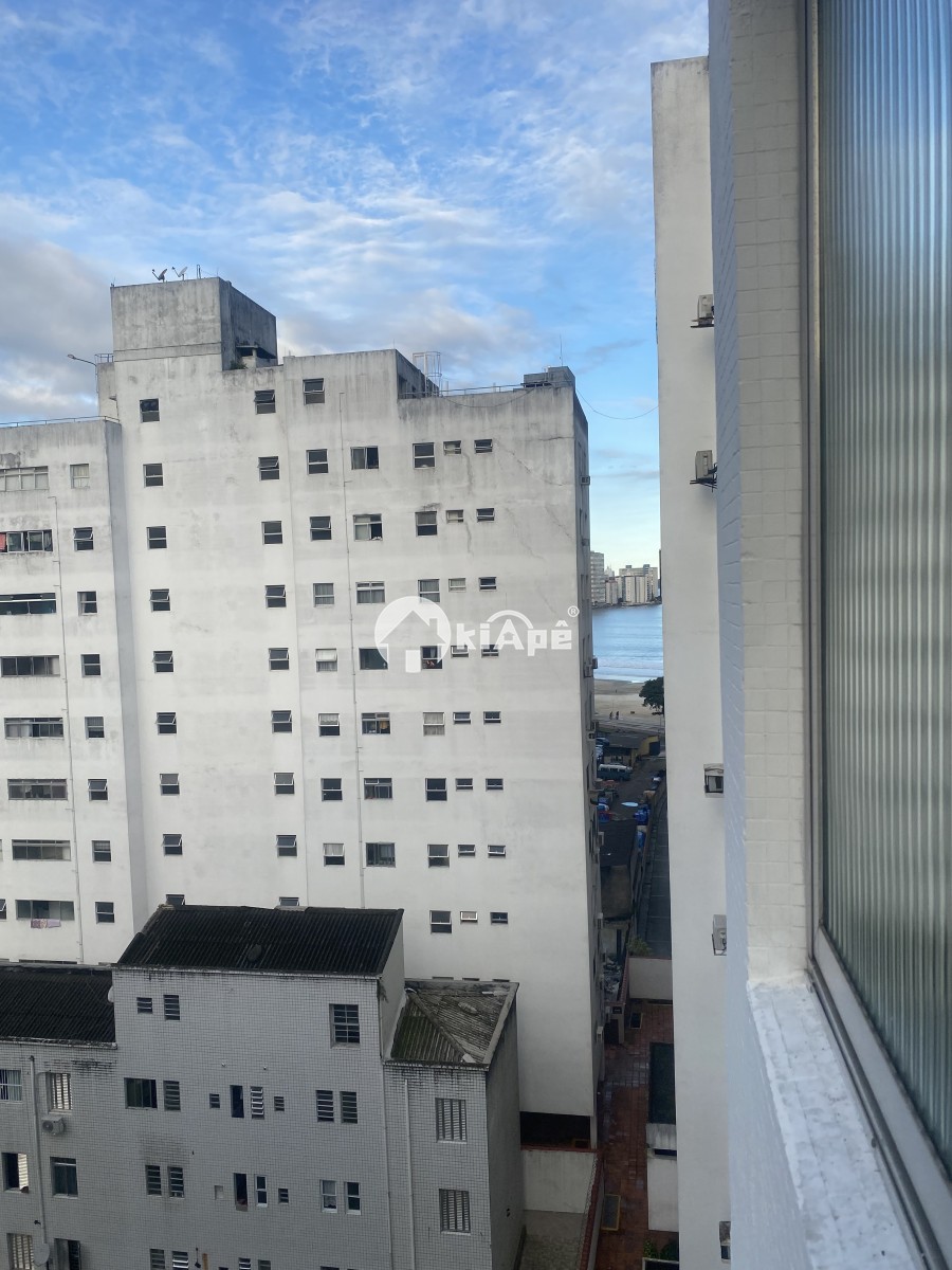 APARTAMENTO À VENDA –  REFORMADO, GARAGEM, 1 DORMITÓRIO - CENTRO DE SÃO VICENTE-SP