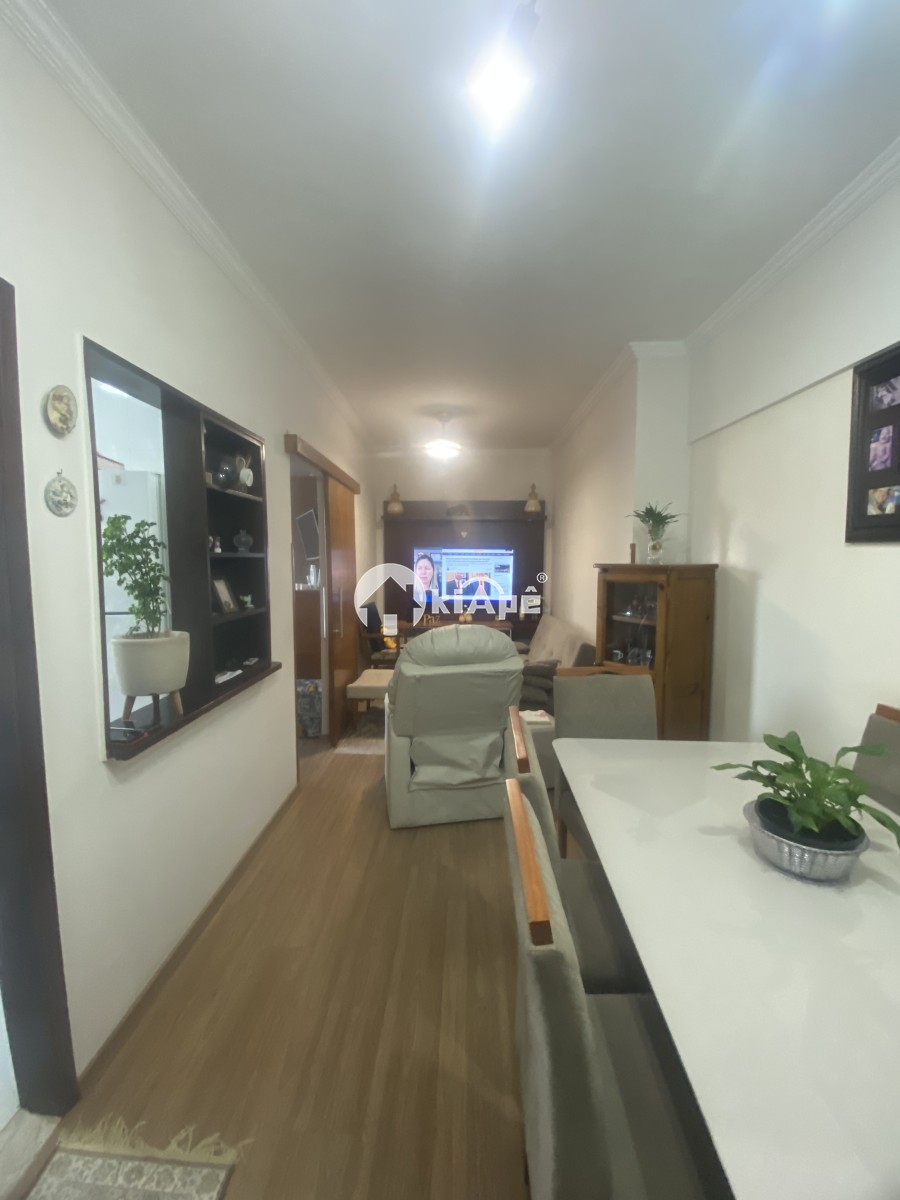 APARTAMENTO À VENDA –  REFORMADO, GARAGEM, 1 DORMITÓRIO - CENTRO DE SÃO VICENTE-SP