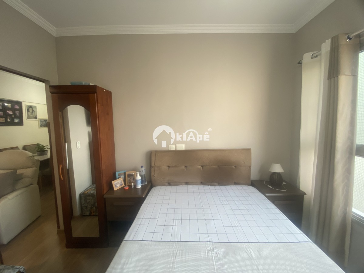 APARTAMENTO À VENDA –  REFORMADO, GARAGEM, 1 DORMITÓRIO - CENTRO DE SÃO VICENTE-SP