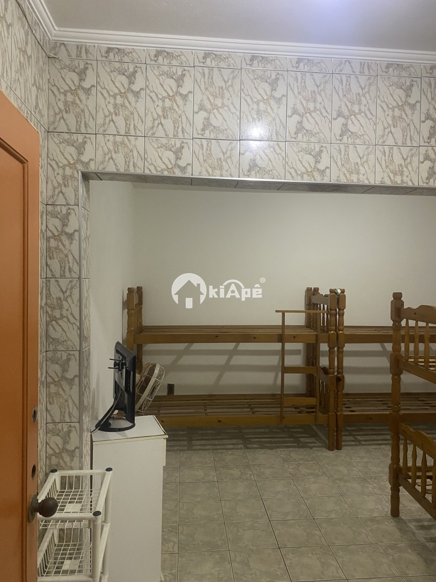 Apartamento Estilo Sala Living à Venda, em Prédio de Frente Para o Mar, com Vista Lateral - Gonzaguinha São Vicente-SP