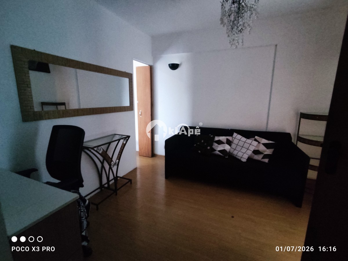 Flat a venda centro de São Vicente 1 Dorm garagem com manobrista