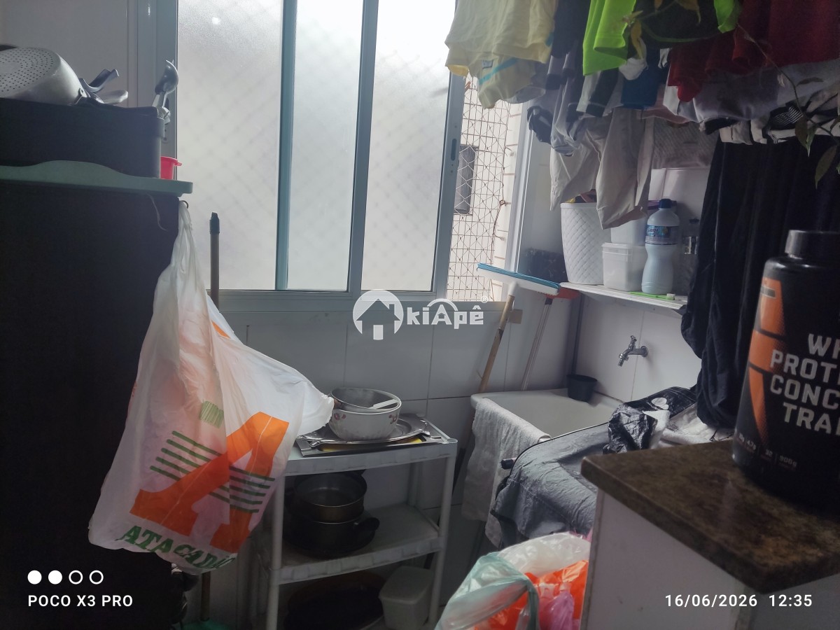 Venda apt 2 Dorm sacada garagem pronto para morar praia grande bairro Guilhermina