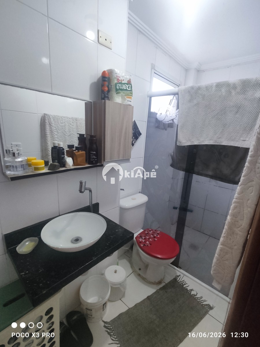 Venda apt 2 Dorm sacada garagem pronto para morar praia grande bairro Guilhermina