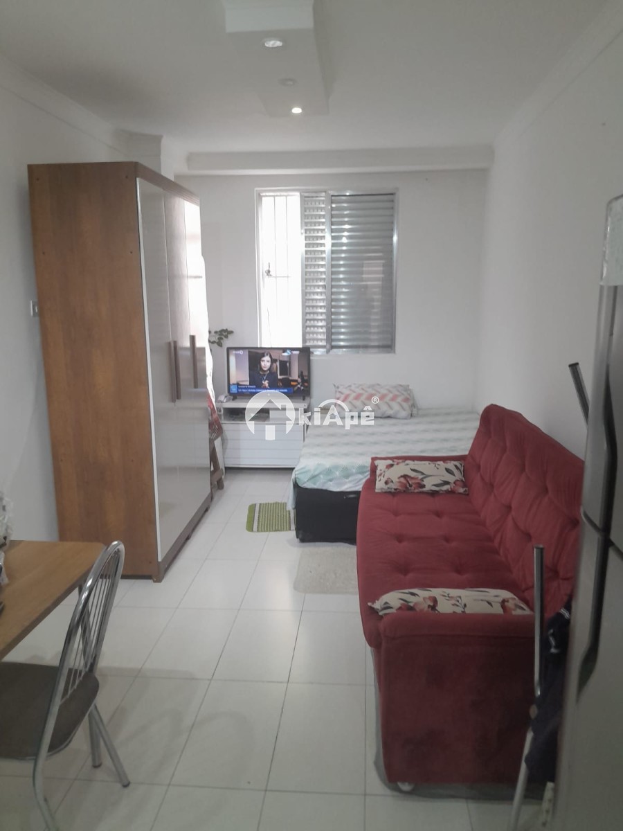 Apartamento Sala Living à Venda no Gonzaguinha – 50 Metros da Praia | Centro de São Vicente | R$ 180 Mil