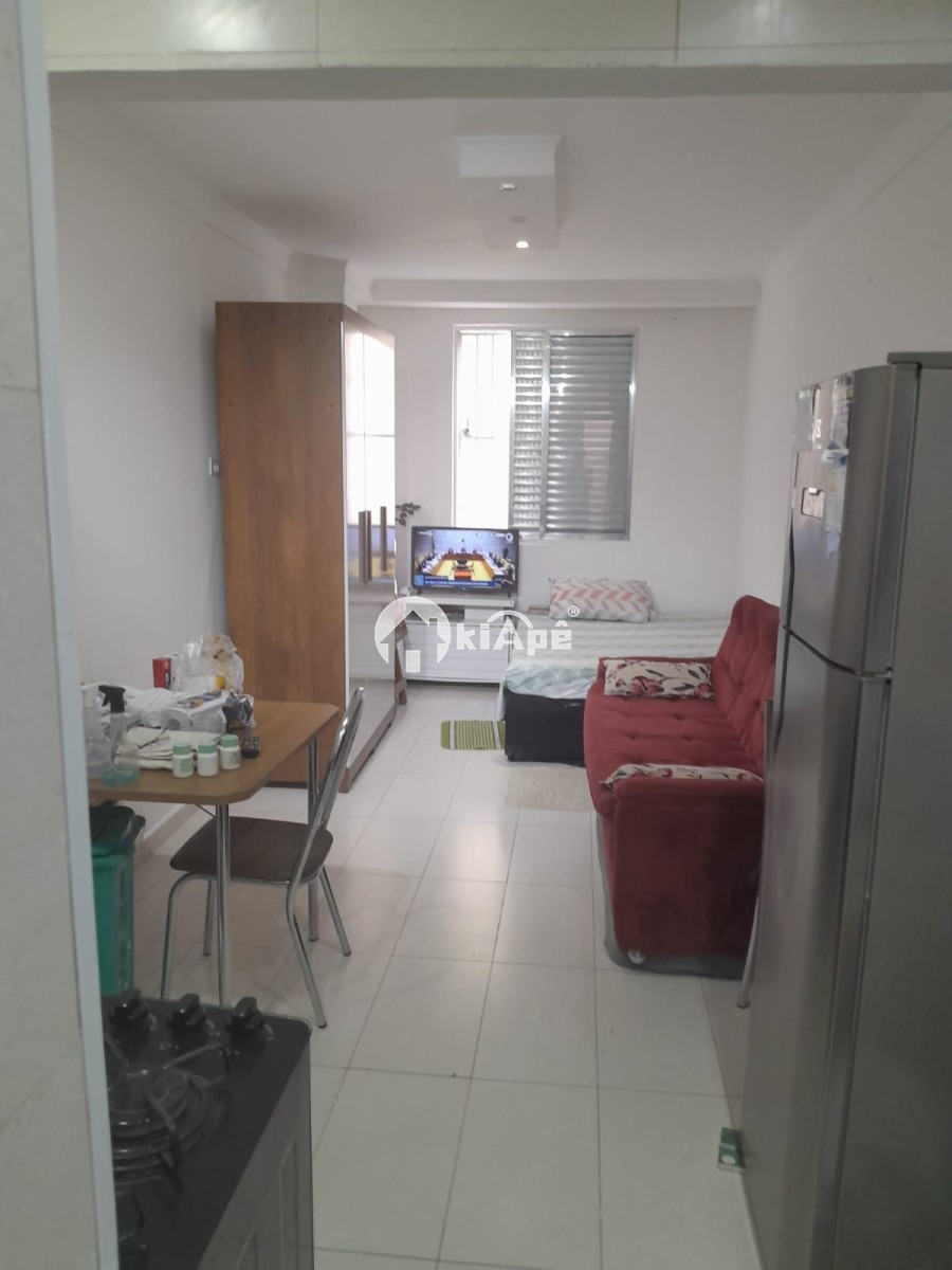 Apartamento Sala Living à Venda no Gonzaguinha – 50 Metros da Praia | Centro de São Vicente | R$ 180 Mil