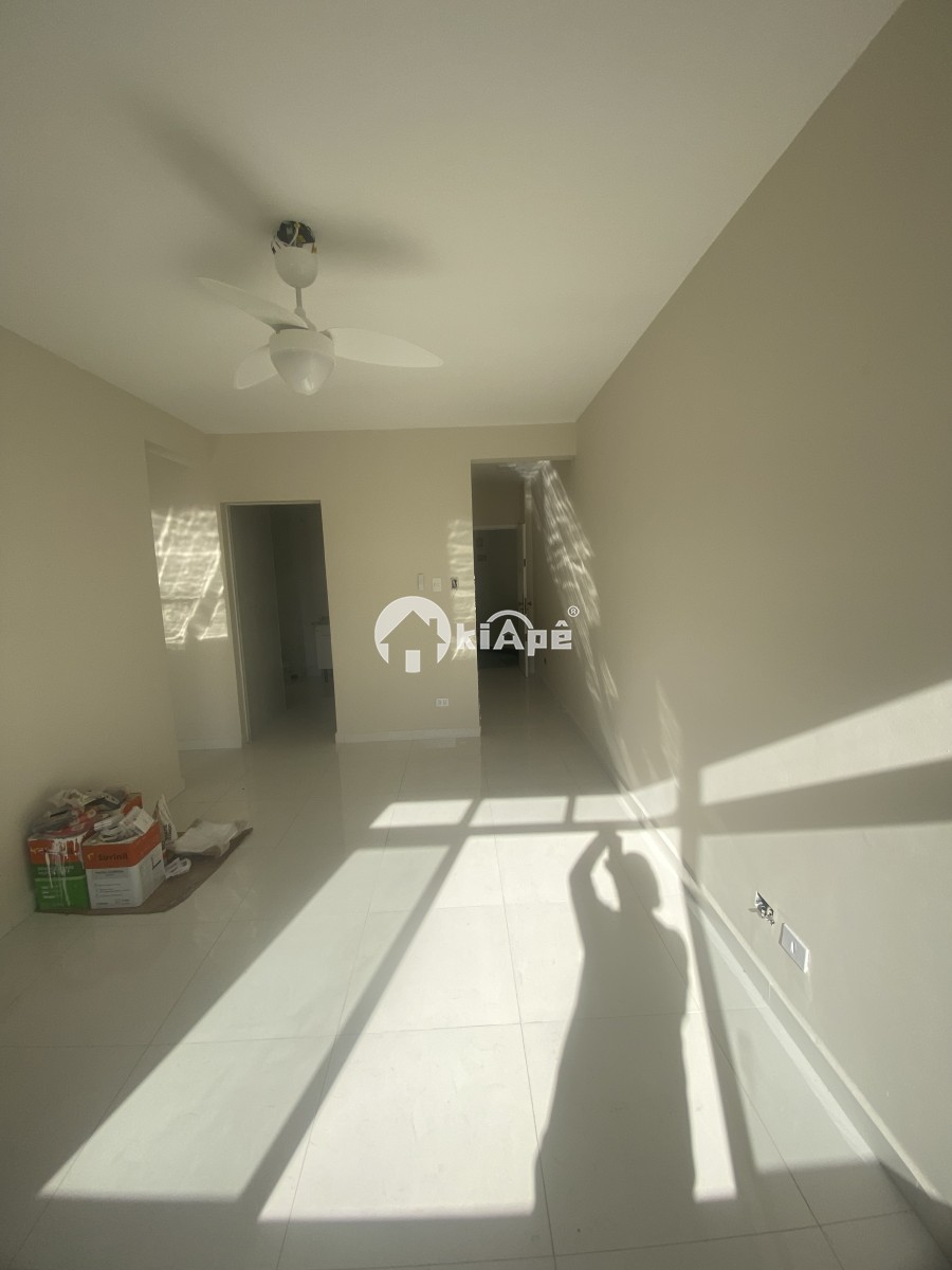 Apartamento 100% Reformado à Venda no Gonzaguinha – São Vicente-SP | Vista Lateral para o Mar
