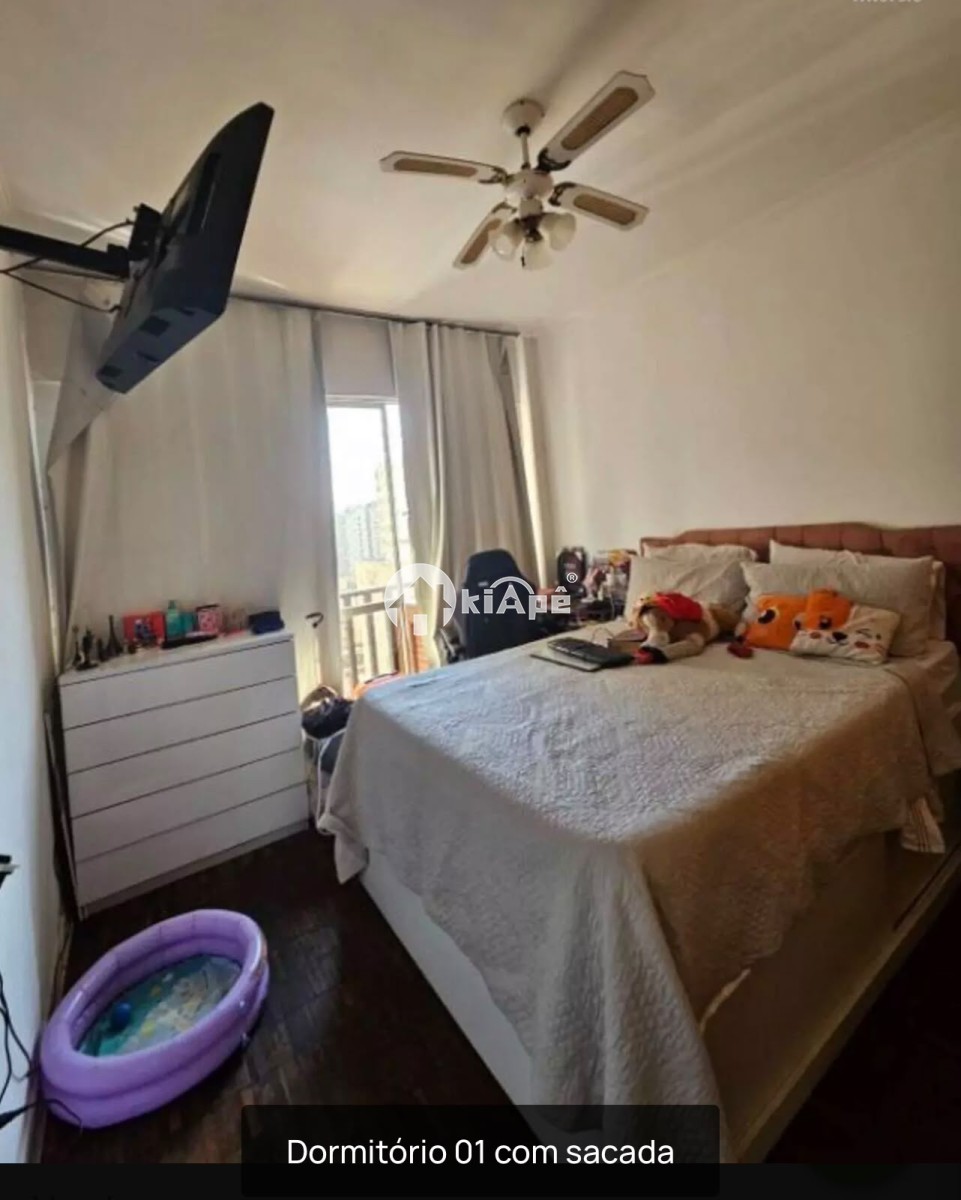 Apartamento à Venda, com 2 Quartos, com Garagem, em Itararé – São Vicente-SP | Sacada e Vista Lateral para o Mar