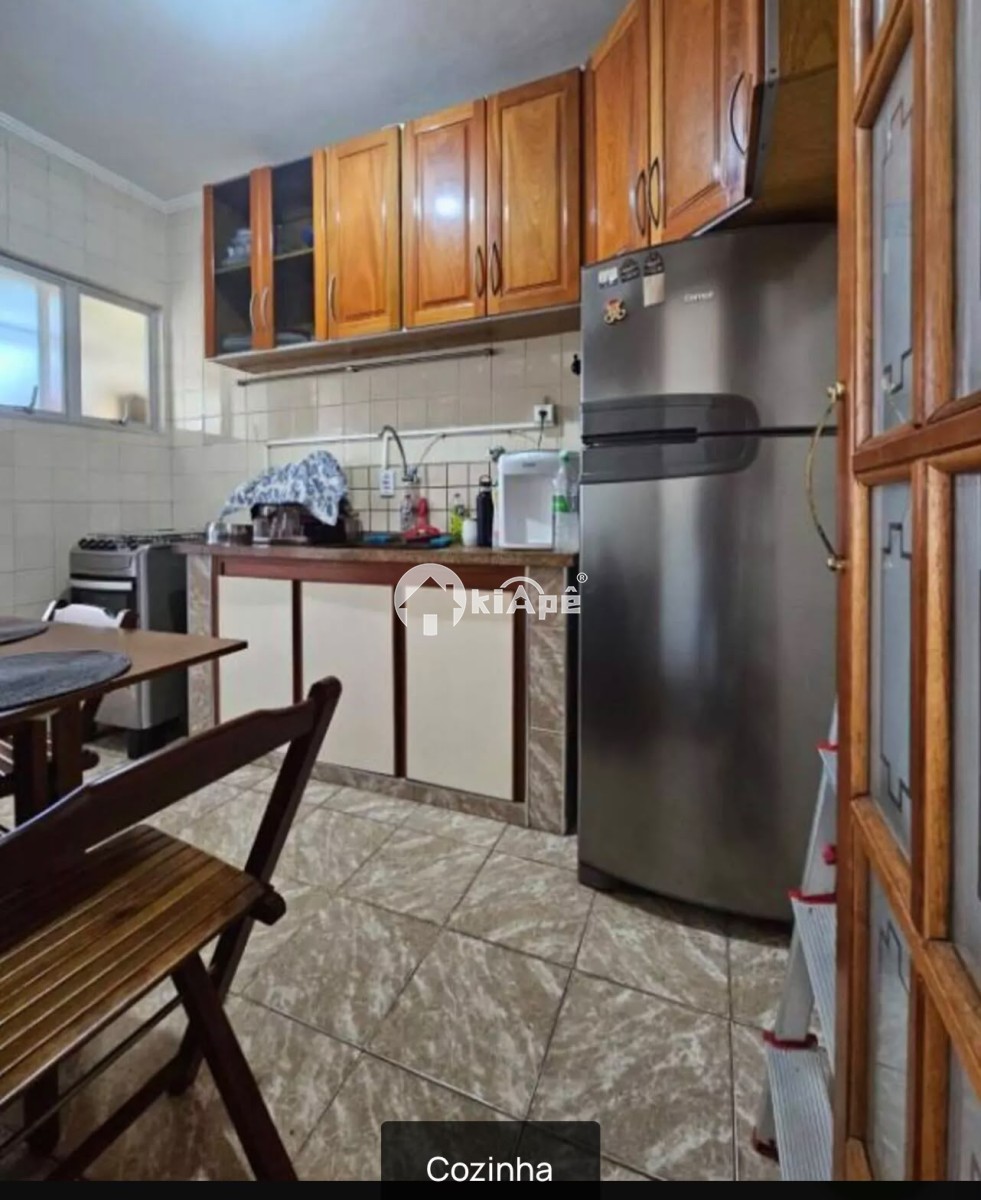 Apartamento à Venda, com 2 Quartos, com Garagem, em Itararé – São Vicente-SP | Sacada e Vista Lateral para o Mar