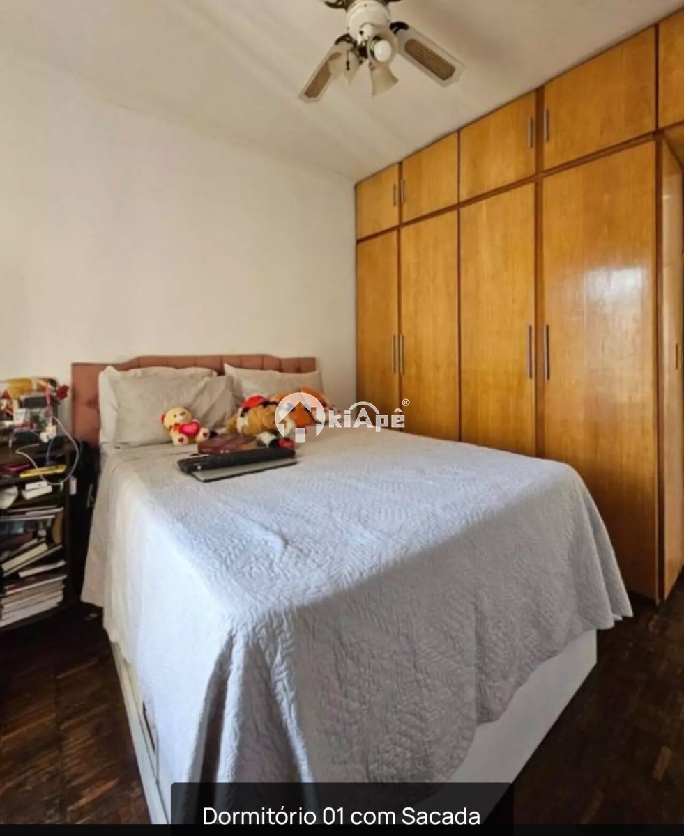 Apartamento à Venda, com 2 Quartos, com Garagem, em Itararé – São Vicente-SP | Sacada e Vista Lateral para o Mar
