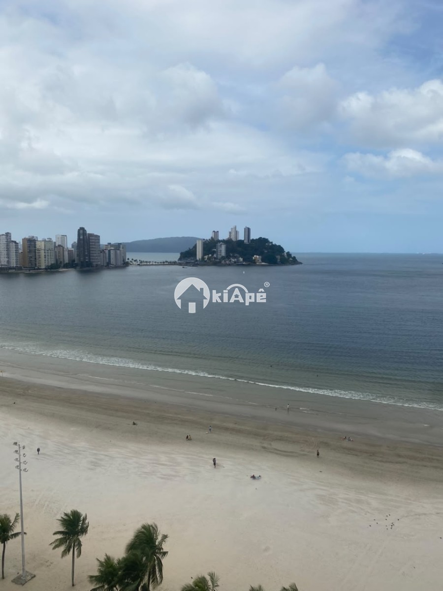 Apartamento à Venda de Frente para o Mar com Vista Panorâmica — Gonzaguinha, São Vicente-SP