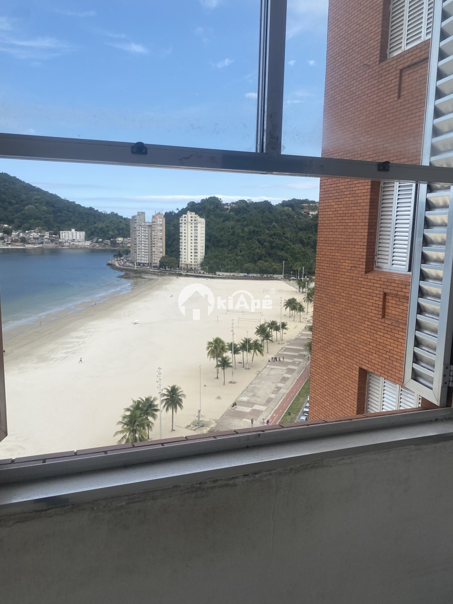 Apartamento à Venda de Frente para o Mar com Vista Panorâmica — Gonzaguinha, São Vicente-SP