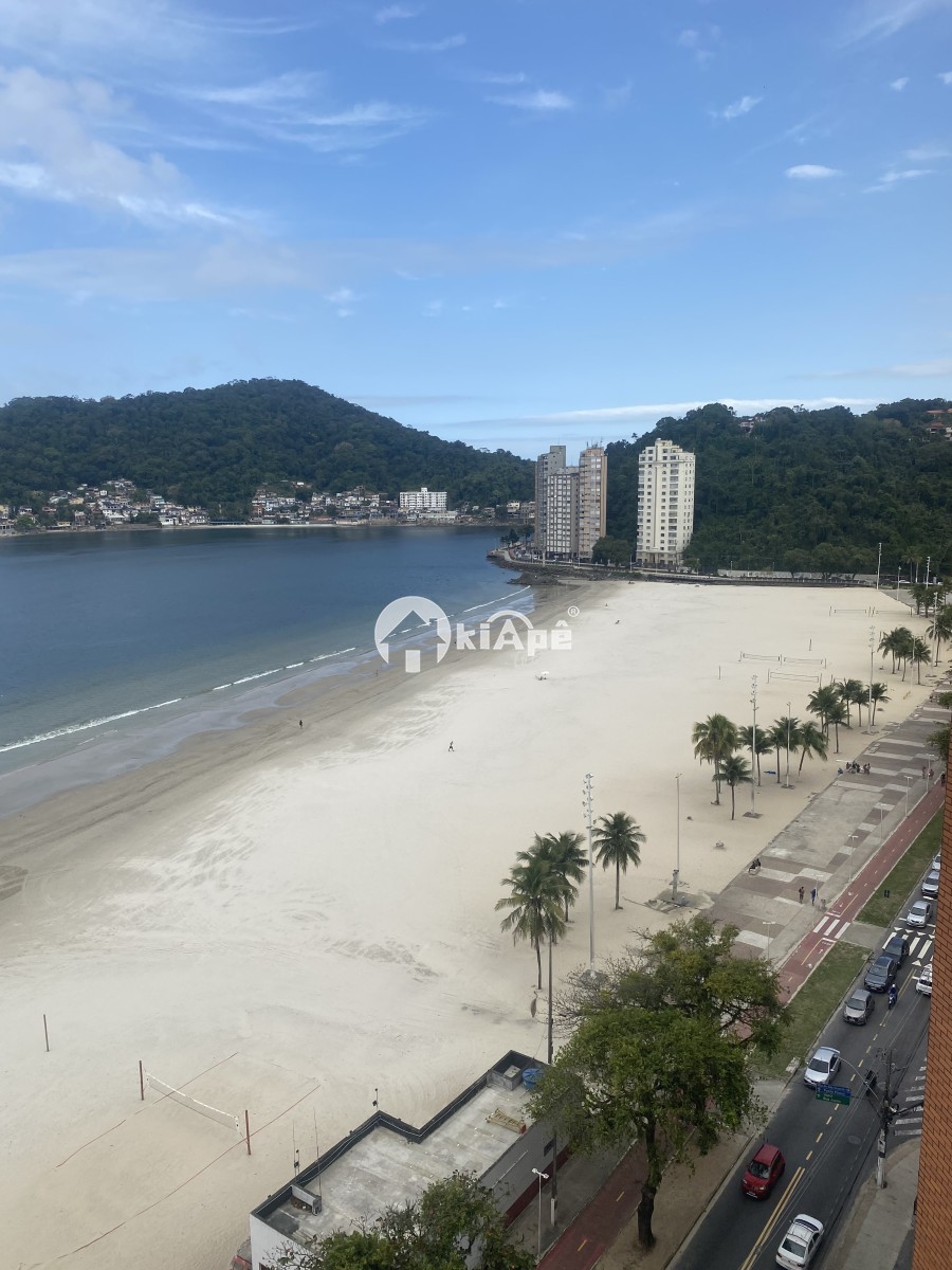 Apartamento à Venda de Frente para o Mar com Vista Panorâmica — Gonzaguinha, São Vicente-SP