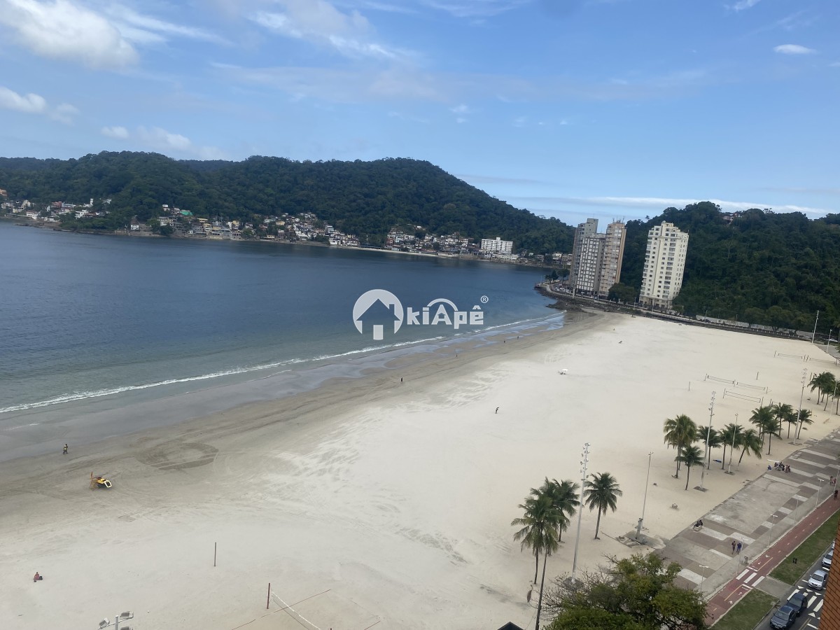 Apartamento à Venda de Frente para o Mar com Vista Panorâmica — Gonzaguinha, São Vicente-SP