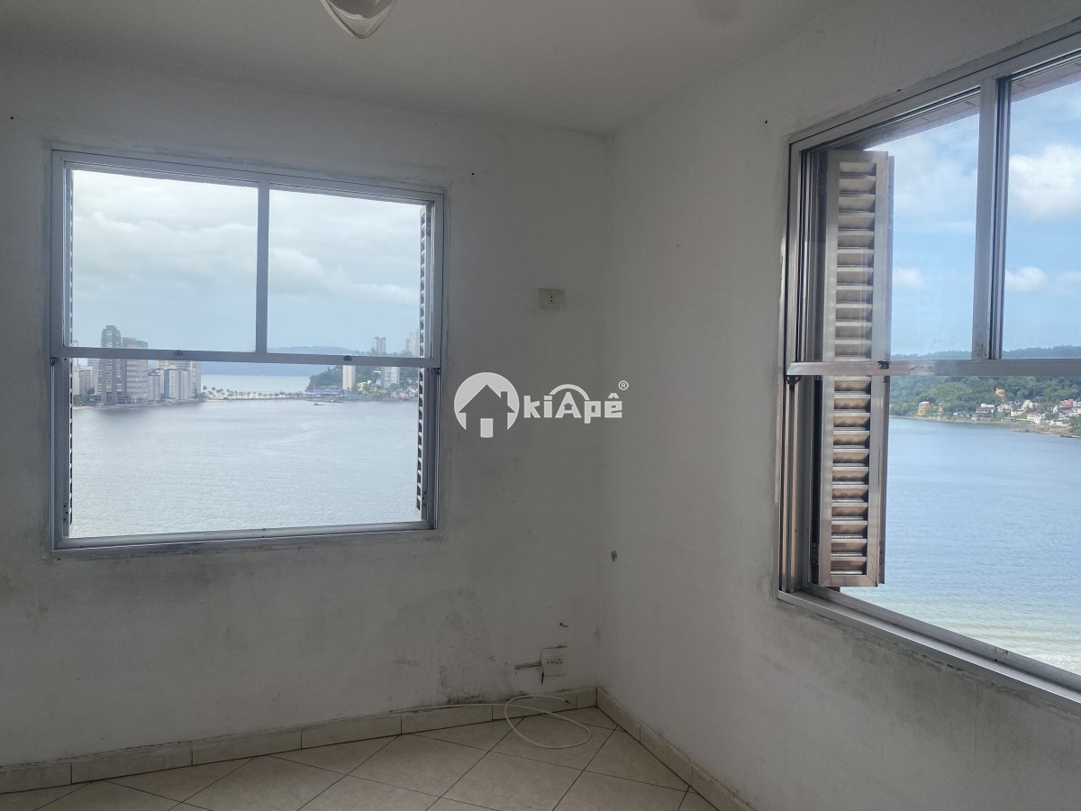 Apartamento à Venda de Frente para o Mar com Vista Panorâmica — Gonzaguinha, São Vicente-SP