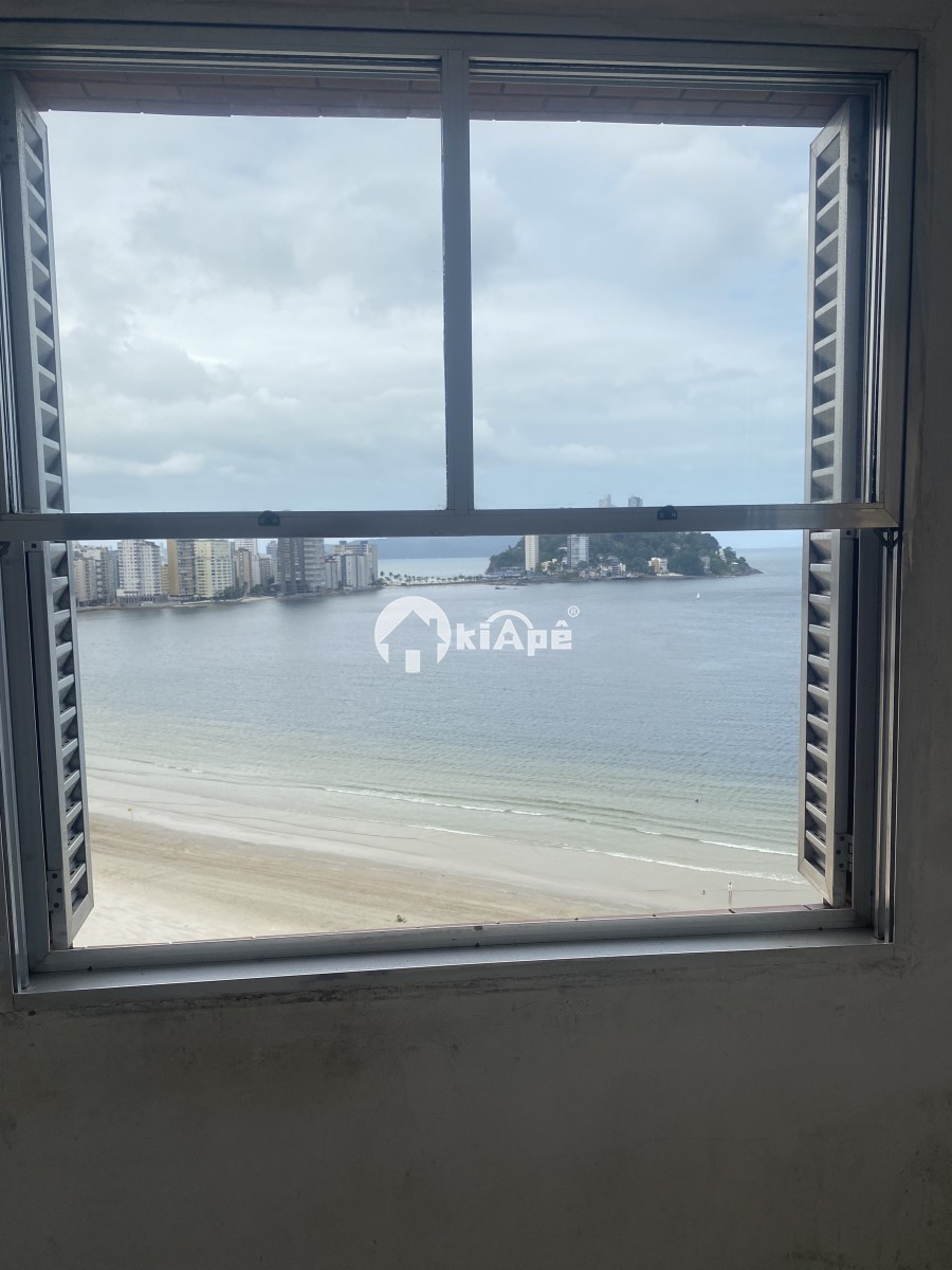 Apartamento à Venda de Frente para o Mar com Vista Panorâmica — Gonzaguinha, São Vicente-SP