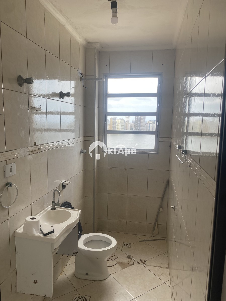 Apartamento à Venda de Frente para o Mar com Vista Panorâmica — Gonzaguinha, São Vicente-SP