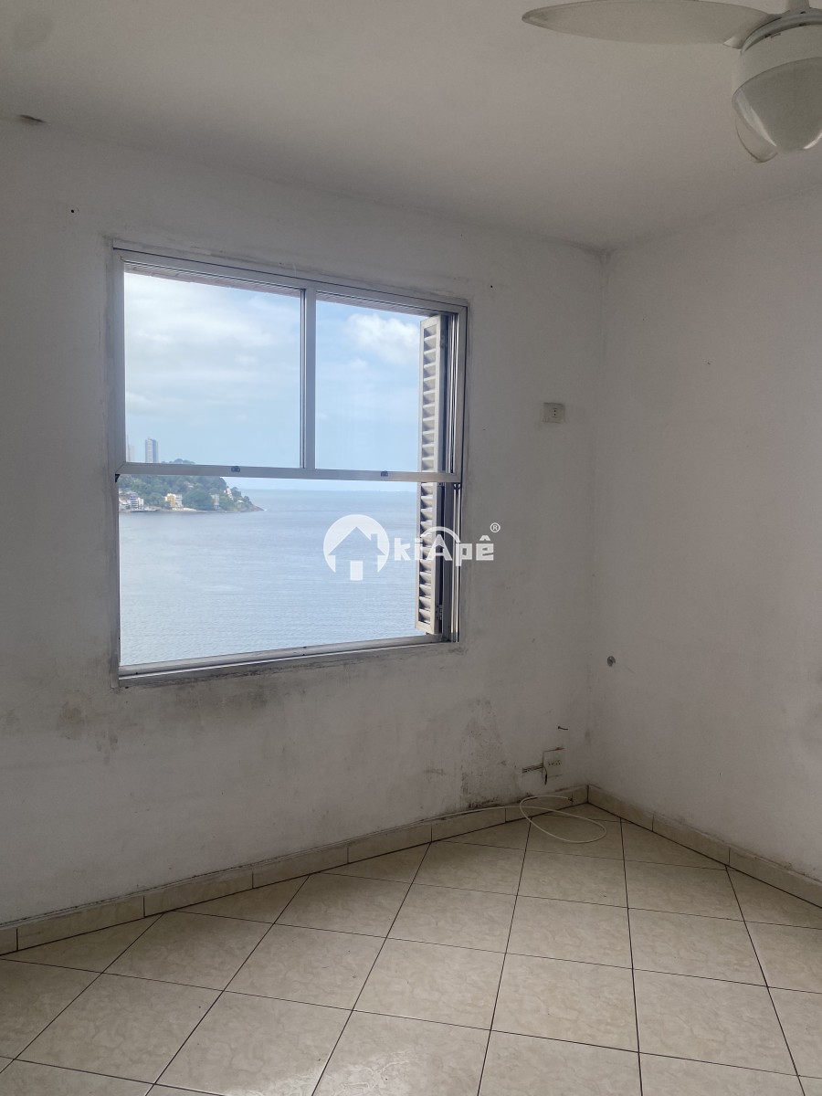 Apartamento à Venda de Frente para o Mar com Vista Panorâmica — Gonzaguinha, São Vicente-SP