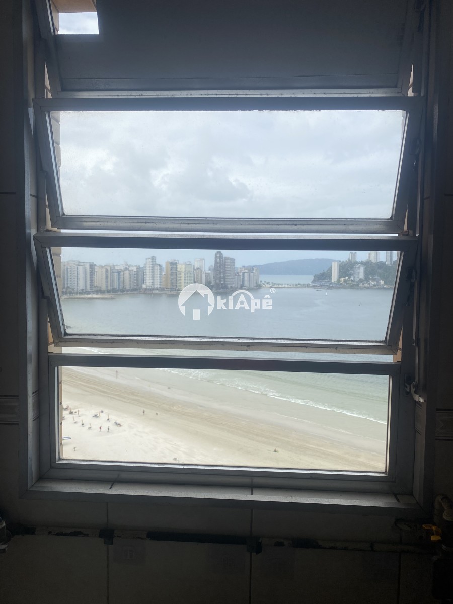Apartamento à Venda de Frente para o Mar com Vista Panorâmica — Gonzaguinha, São Vicente-SP