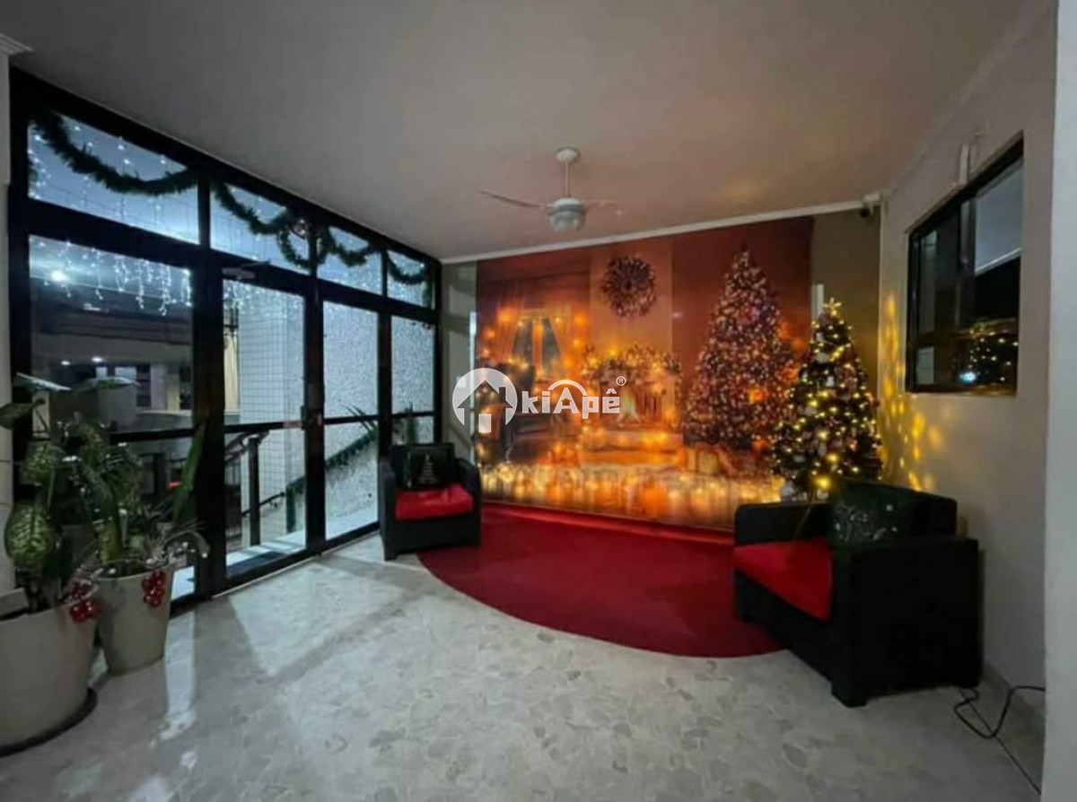 Apartamento à Venda com 2 Quartos,  Garagem, Prédio de Frente Para o Mar - Gonzaga , Santos-SP