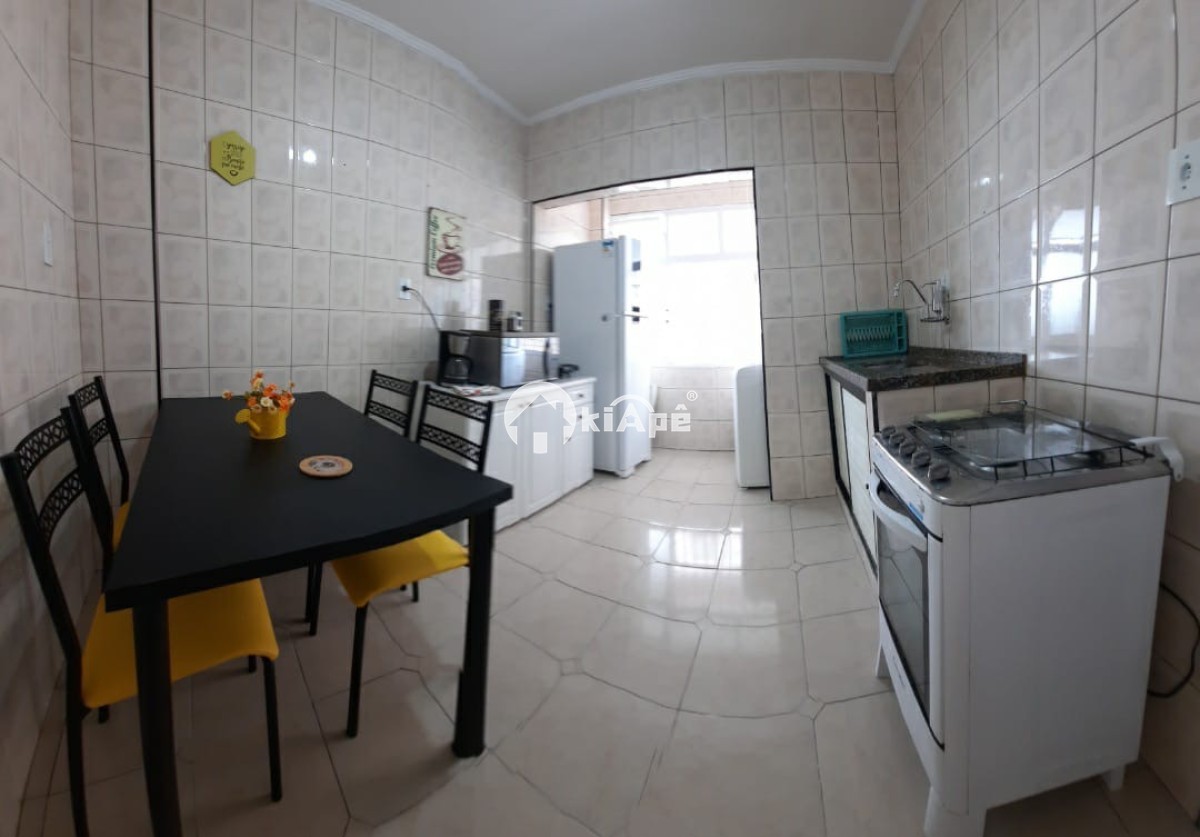 Apartamento à Venda com 2 Quartos,  Garagem, Prédio de Frente Para o Mar - Gonzaga , Santos-SP