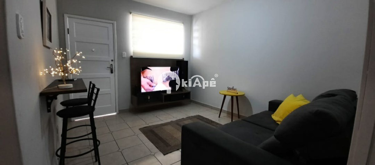 Apartamento à Venda com 2 Quartos,  Garagem, Prédio de Frente Para o Mar - Gonzaga , Santos-SP