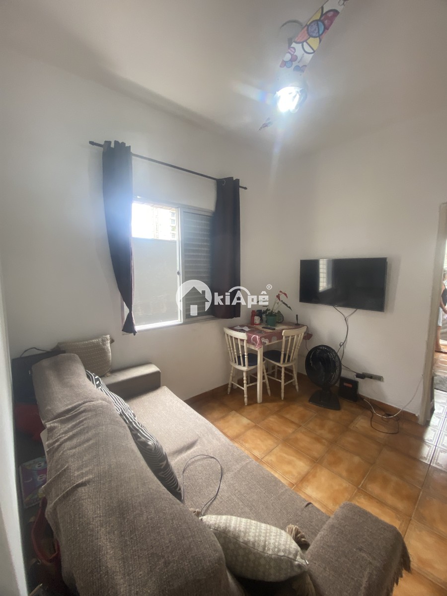 VENDE-SE APARTAMENTO COM 1 QUARTO, PRÉDIO DE FRENTE PARA O MAR - GONZAGUINHA SÃO VICENTE-SP